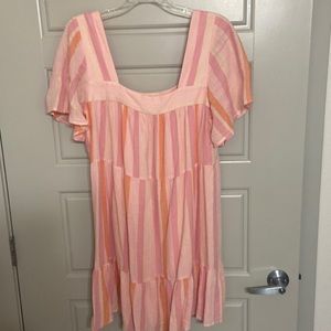 Rails Valentina Dress - sherbet stripes (L)